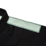 Albino and Preto Batch #87 Monochromatic Herringbone Classic Bjj Gi (Olive) black - Image 10