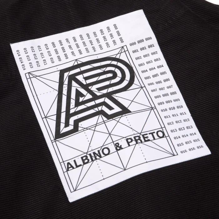 Building Blocks BJJ Gi Albino & Preto Batch #82 Premium 450gsm