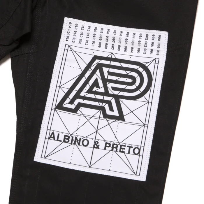 Building Blocks BJJ Gi Albino & Preto Batch #82 Premium 450gsm