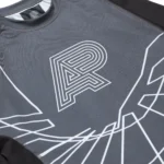 Albino and Preto Batch #82 Bjj MMA Building Blocks LS Rash Guard and shorts set - Image 4
