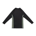 Albino and Preto Batch #87 Monochromatic Bjj Herringbone Classic Rash Guard LS and shorts - Image 4