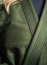 Dark Green BJJ Gi for Women Spectrum Jiu Jitsu Gi - Image 2