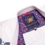 Paisley White Bjj Gi Albino and Preto Batch #45 Lightweight Competition Gi - Image 4