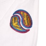 Paisley White Bjj Gi Albino and Preto Batch #45 Lightweight Competition Gi - Image 7