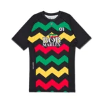 Rash Guard Shorts Bjj MMA Albino and Preto A&P x Bob Marley - Image 2