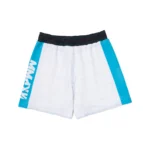 Albino and Preto Apex MMA BJJ Set White long sleeve rash guard and grappling shorts for no gi training - Image 5
