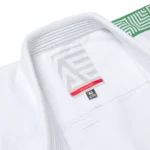 Herringbone Classic BJJ Gi White Albino & Preto Batch #75 Q4 Premium Jiu-Jitsu Gi - Image 9