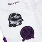 Albino and Preto Batch #85 Bjj Gi No Mercy white with Bag - Image 9