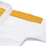 Albino and Preto Batch #94 Monochromatic Bjj Herringbone Gi Classic (Orange) white - Image 9