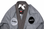 Albino and Preto Batch #12 BJJ Gi M90 grey premium Brazilian Jiu-Jitsu gi for training and competition - Image 3