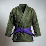 Dark Green BJJ Gi for Women Spectrum Jiu Jitsu Gi - Image 8