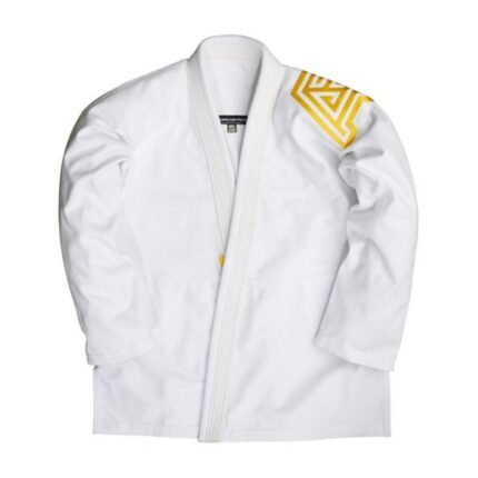 Bjj Gi Heritage White Albino and Preto Batch #35 Brazilian Jiu Jitsu gi for training and tournaments