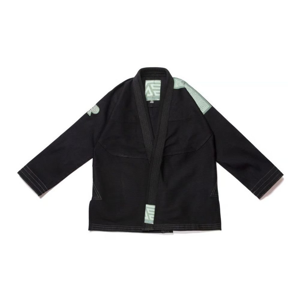 Classic BJJ Gi A&P Batch #87 Olive Black Classic BJJ Gi Albino & Preto Batch #87 olive black herringbone BJJ uniform