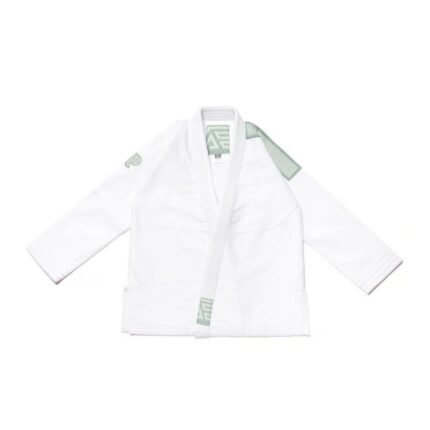 Monochromatic BJJ Gi Albino & Preto Batch #87 olive white herringbone BJJ uniform