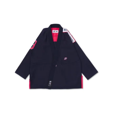 Red Sox Bjj Gi Albino and Preto A&P x ’47 MLB Red Sox Navy Brazilian Jiu Jitsu Gi