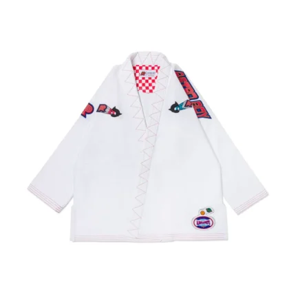 Astro Boy Bjj Gi Albino and Preto A&P White Brazilian Jiu Jitsu Gi