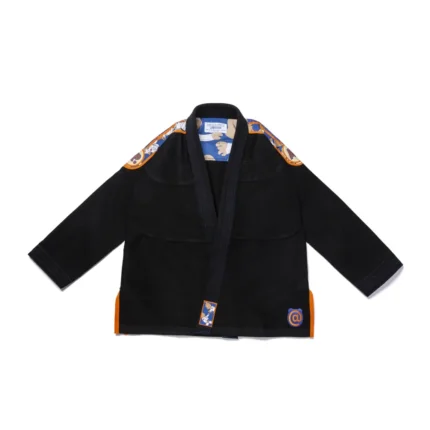 BJJ Gi Bearbrick V3 Black by Albino and Preto Batch #86 premium Brazilian Jiu-Jitsu gi for training and competition