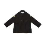 Destination BJJ Gi Albino & Preto Batch #88 black BJJ uniform front view