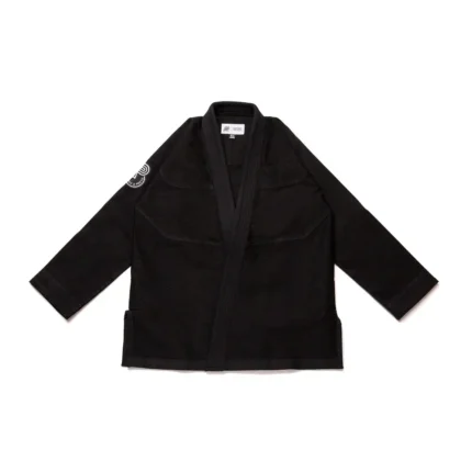 BJJ Gi Essential Albino & Preto Batch #90 Black Brazilian Jiu-Jitsu Kimono for training and competition