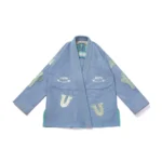 Out To Adapt BJJ Gi Albino and Preto Batch #91 Blue kimono lightweight Brazilian Jiu-Jitsu training uniform