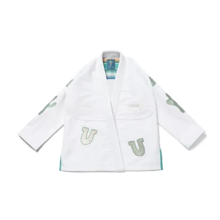 BJJ Out To Adapt Gi Albino and Preto Batch #91 White kimono lightweight Brazilian Jiu-Jitsu training uniform