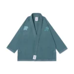 Albino & Preto AP Trashman GRN BJJ Gi kimono in green featuring premium cotton weave and reinforced stitching for Brazilian Jiu Jitsu training