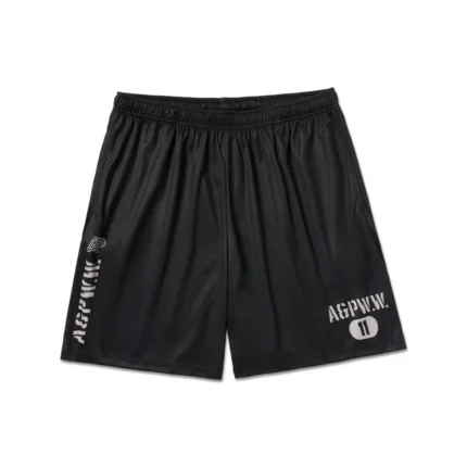 Albino & Preto A&P WW11 BJJ MMA mesh shorts designed for No Gi grappling, MMA training, and athletic mobility