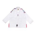 NBA Conference BJJ Gi white Albino and Preto A&P x NBA Western Conference Brazilian Jiu-Jitsu kimono lightweight pearl weave