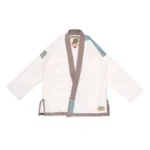 Albino and Preto Batch #7 Grey Skies BJJ Gi white premium Brazilian Jiu-Jitsu gi for training and competition