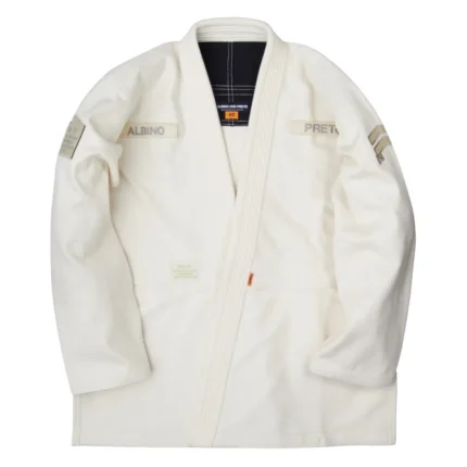 Albino and Preto Batch #21 BJJ Gi Adapt and Overcome Unbleached lightweight Brazilian Jiu-Jitsu gi for competition and daily training