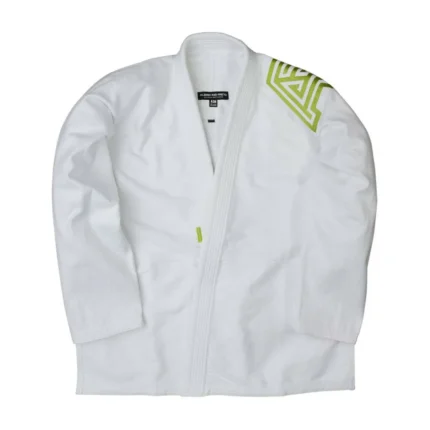 Albino and Preto Batch #21 BJJ Adapt and Overcome Unbleached Gi lightweight Brazilian Jiu-Jitsu uniform for competition and academy training