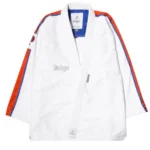 Albino and Preto Batch #33 BJJ Gi Bodega x A&P World Domination White lightweight Brazilian Jiu-Jitsu gi for competition training and academy grappling