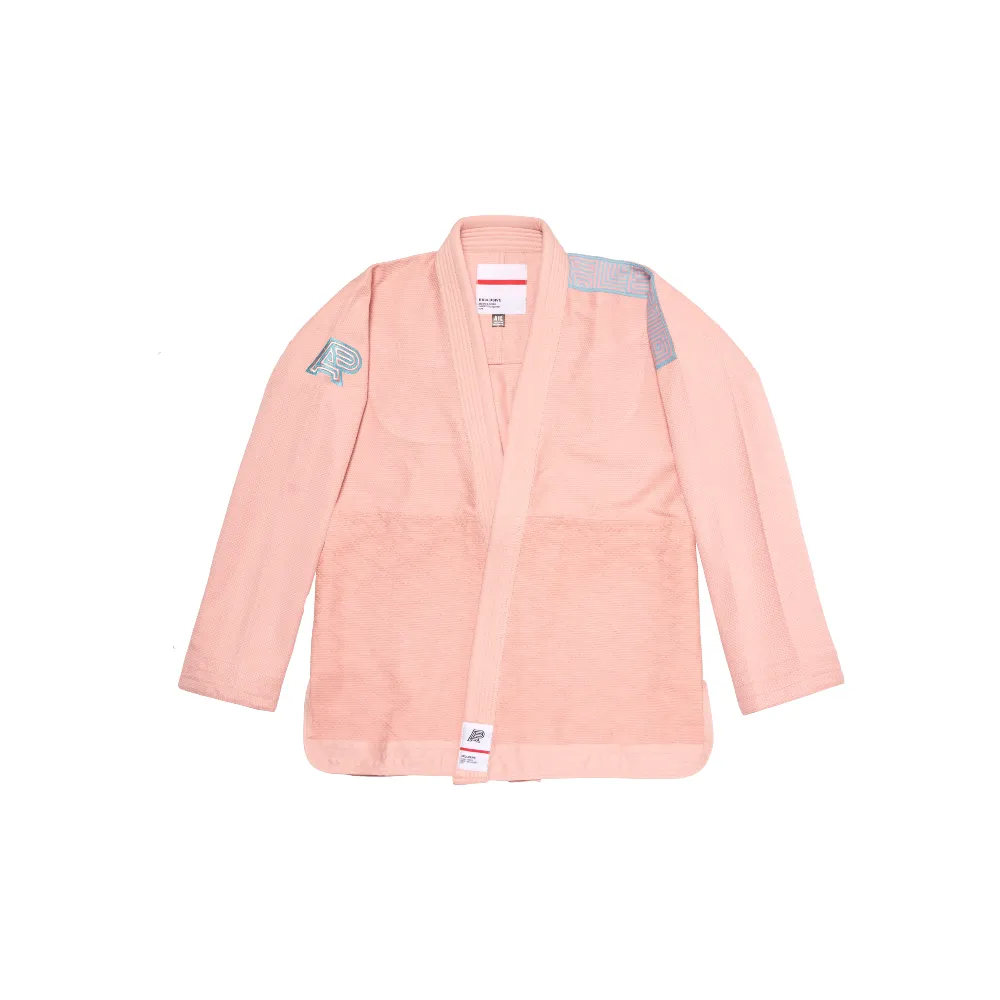 imresizer-1 (63) Salmon Pink Bjj Gi by Albino and Preto Batch #47 lightweight Brazilian Jiu Jitsu gi