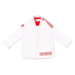 Q3 Competition Bjj Gi white version of Albino and Preto Batch 54 featuring high-density tournament embroidery.