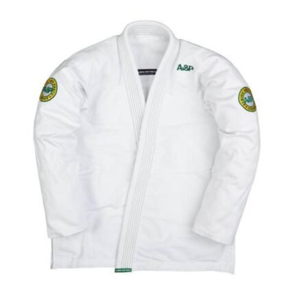 Albino and Preto Batch #32 BJJ Gi Throwback White lightweight Brazilian Jiu-Jitsu gi for competition training and academy grappling