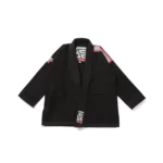 BJJ Gi Herringbone Classic Black by Albino and Preto Batch #68 Q3 for Brazilian Jiu-Jitsu training and competition