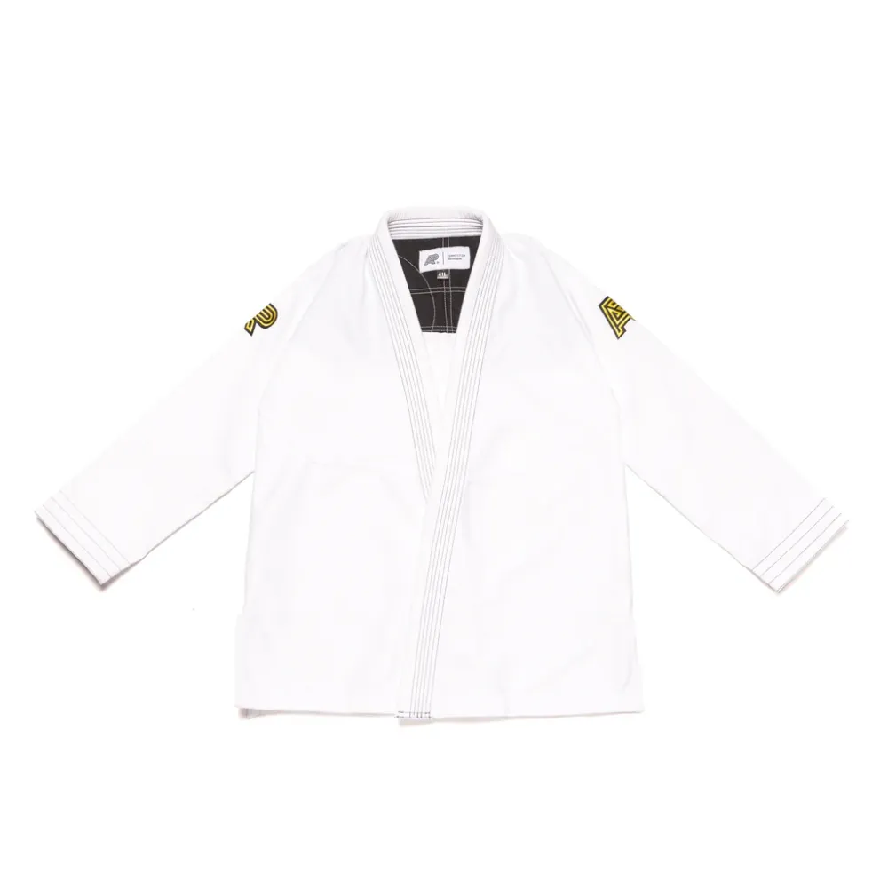 Albino and Preto Batch #69 Bjj RS350 Gi White Albino and Preto Batch #69 Bjj RS350 Gi White for Brazilian Jiu-Jitsu training and competition