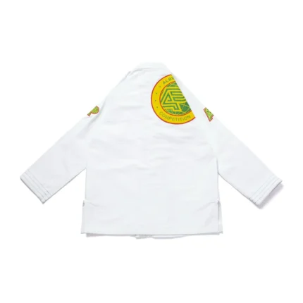 RYG BJJ Gi Albino and Preto Batch #93 RS400 White with bag lightweight Brazilian Jiu-Jitsu training kimono