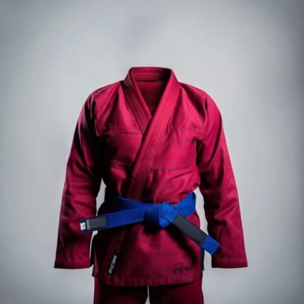 Women’s Spectrum Maroon Jiu Jitsu Gi lightweight BJJ gi for women training