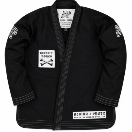 BJJ Gi BTTB Albino and Preto Batch #40 Black premium Brazilian Jiu-Jitsu gi for training and competition