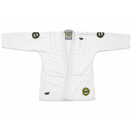 Albino and Preto BJJ Gi Batch #1 premium Brazilian Jiu Jitsu gi for training and competition