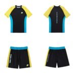 Albino & Preto A&P x SpongeBob SquarePants 2 BJJ MMA short sleeve rash guard and shorts set designed for MMA and Brazilian Jiu Jitsu training