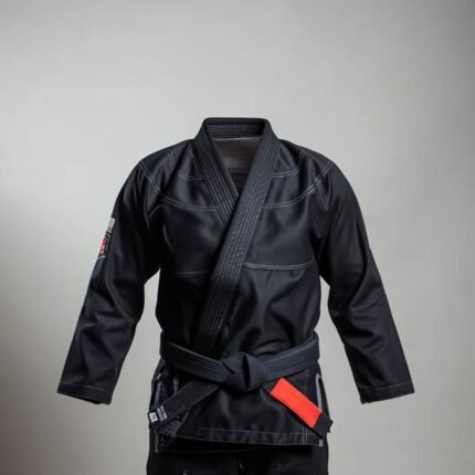 Gi BJJ Black for women by Skull Games designed for Brazilian Jiu Jitsu training and competition