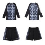 Marley Rash Guard shorts BJJ MMA set Albino and Preto A&P x Bob Marley grappling apparel