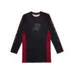 Love MMA BJJ Set Albino & Preto Tough Love LS Rash Guard & Shorts | Premium No-Gi Gear - Image 2
