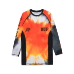 Albino and Preto x HUF MMA BJJ Set Rash Guard LS and shorts Premium No-Gi Grappling Gear - Image 2