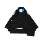 Albino and Preto BRG Bjj Gi Comp (Black) with Bag - Image 2