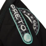 Albino and Preto RS Comp POW BJJ Gi (Black) with Bag - Image 10