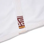 Albino and Preto Batch #111 Herringbone Classic YBM white bjj gi with bag - Image 6