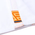 OBY BJJ Gi Albino and Preto White Herringbone Brazilian Jiu Jitsu Gi with Bag - Image 10
